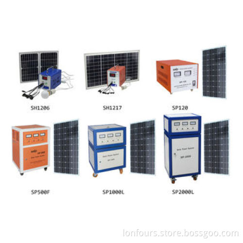 Portable 300W Solar Power System for Home or Travel Charging, 12V DC/220V AC